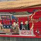 Massive Late Qing Dynasty Chinese Silk & Felt Narrative Textile Panel