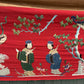 Massive Late Qing Dynasty Chinese Silk & Felt Narrative Textile Panel
