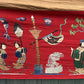 Massive Late Qing Dynasty Chinese Silk & Felt Narrative Textile Panel