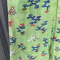 Antique Kesi Tapestry Silk Robe Crane & Cloud Motif Apple Green 69 x 52