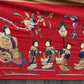 Massive Late Qing Dynasty Chinese Silk & Felt Narrative Textile Panel