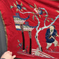 Massive Late Qing Dynasty Chinese Silk & Felt Narrative Textile Panel