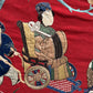 Massive Late Qing Dynasty Chinese Silk & Felt Narrative Textile Panel