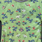 Antique Kesi Tapestry Silk Robe Crane & Cloud Motif Apple Green 69 x 52