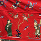 Super Large Antique Late Qing Dynasty Chinese Silk & Felt Narrative Panel