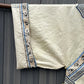 Late Qing Dynasty Silk Damask Robe with Figural & Floral Embroidery