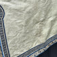 Late Qing Dynasty Silk Damask Robe with Figural & Floral Embroidery