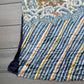 Antique Qing Dynasty Embroidered Silk Dragon Robe Textile Fragment - 19th C.