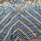 Antique Qing Dynasty Embroidered Silk Dragon Robe Textile Fragment - 19th C.
