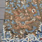 Antique Qing Dynasty Embroidered Silk Dragon Robe Textile Fragment - 19th C.