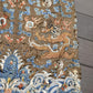 Antique Qing Dynasty Embroidered Silk Dragon Robe Textile Fragment - 19th C.