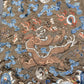Antique Qing Dynasty Embroidered Silk Dragon Robe Textile Fragment - 19th C.