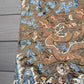Antique Qing Dynasty Embroidered Silk Dragon Robe Textile Fragment - 19th C.