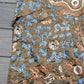 Antique Qing Dynasty Embroidered Silk Dragon Robe Textile Fragment - 19th C.