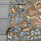 Antique Qing Dynasty Embroidered Silk Dragon Robe Textile Fragment - 19th C.