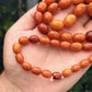 Antique Early 20th Century Natural Butterscotch Amber Bead Necklace 56.44 Grams