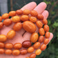 Antique Early 20th Century Natural Butterscotch Amber Bead Necklace 56.44 Grams