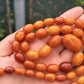 Antique Early 20th Century Natural Butterscotch Amber Bead Necklace 56.44 Grams