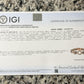 IGI Certified 14K Yellow Gold Panther Motif Diamond & Sapphire Link Bracelet