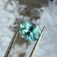 GIA Certified Paraíba-Type Tourmaline 2.65 Carat Green-Blue Oval Mozambique