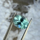 GIA Certified Paraíba-Type Tourmaline 2.65 Carat Green-Blue Oval Mozambique