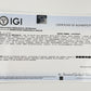 IGI Certified 14K White Gold Sapphire & Diamond Tennis Bracelet 9.10 CTW 7”