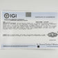 IGI Certified Vintage Platinum Diamond Ring 1.00 CTW Size 7.25