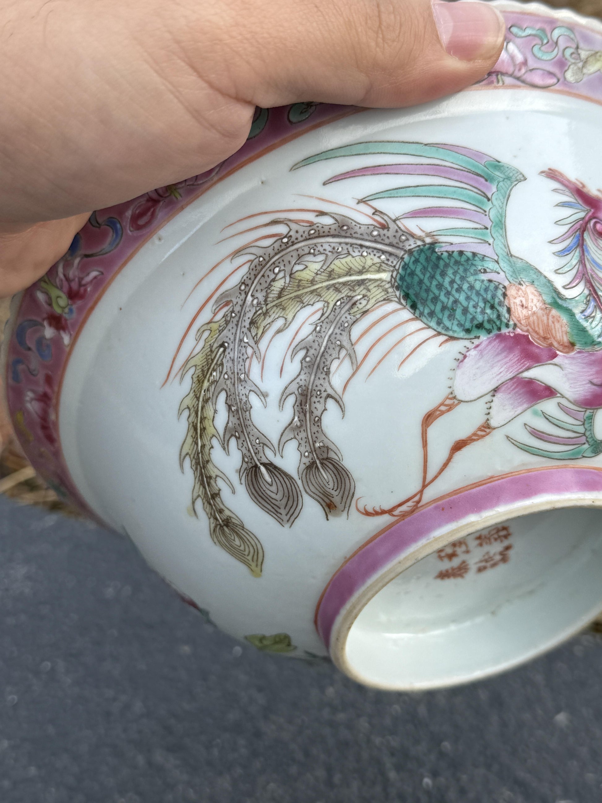 Marvelous Pair of Antique Chinese Porcelain Peranakan Nonya