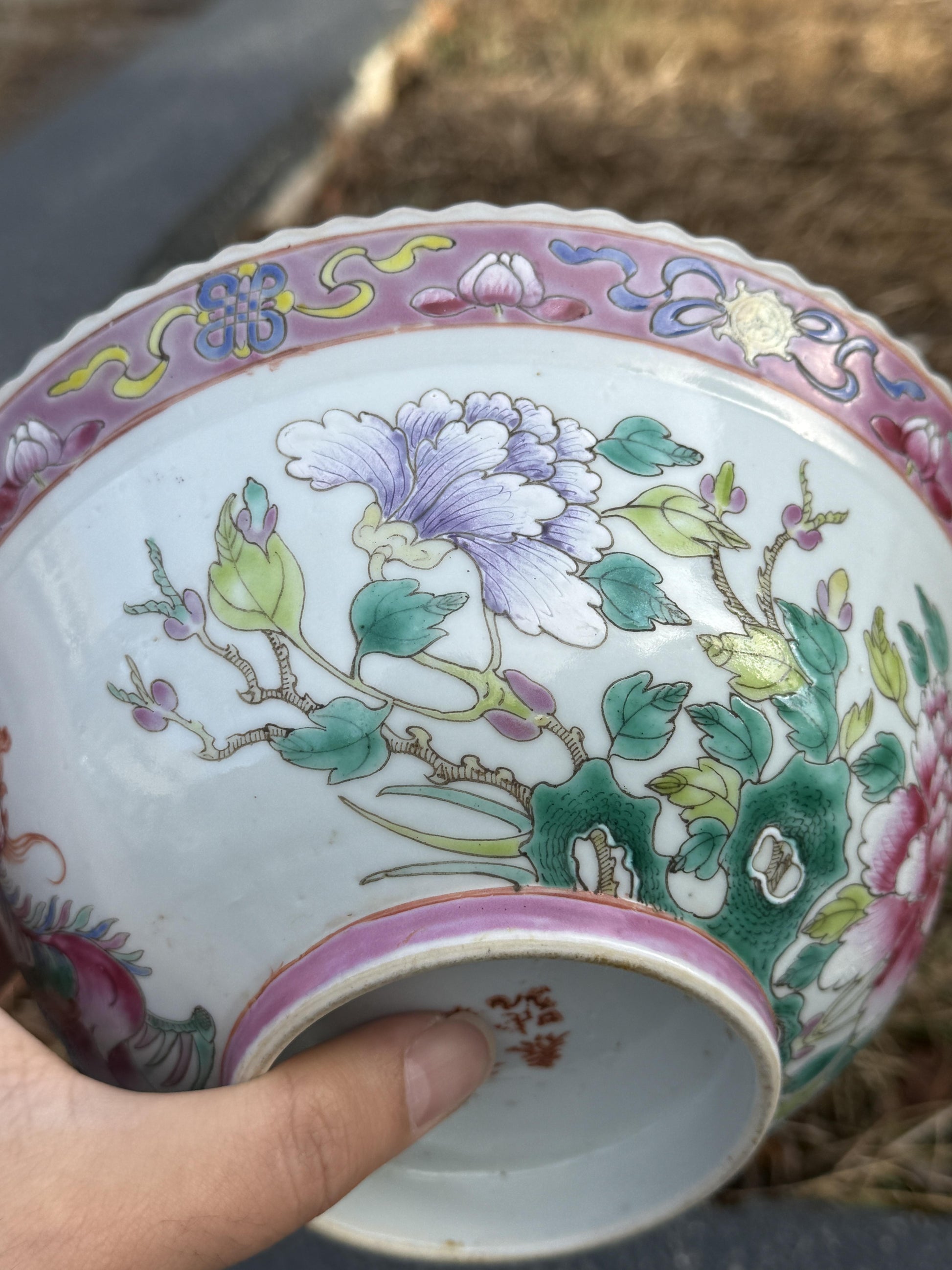 Marvelous Pair of Antique Chinese Porcelain Peranakan Nonya