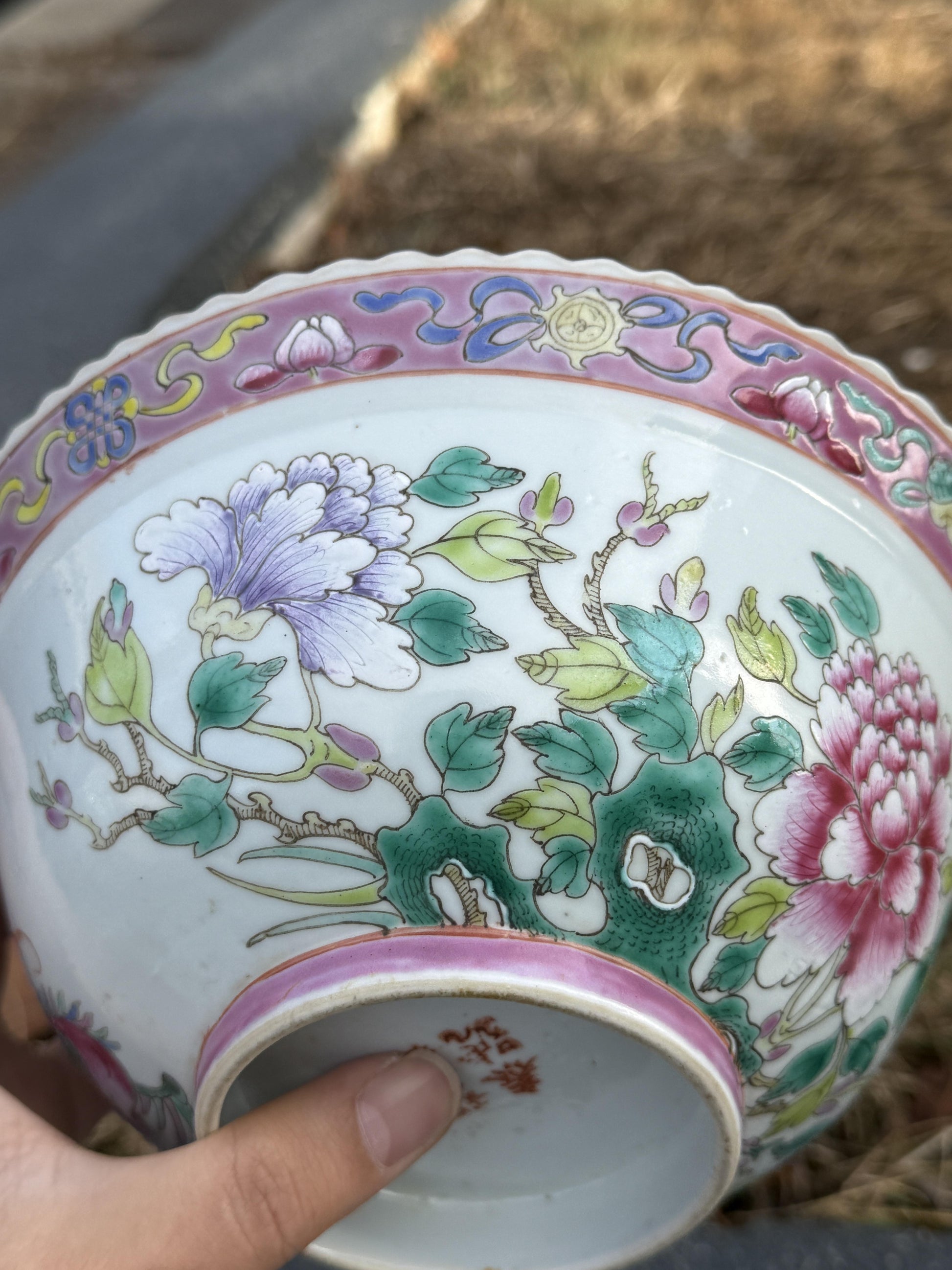 Marvelous Pair of Antique Chinese Porcelain Peranakan Nonya