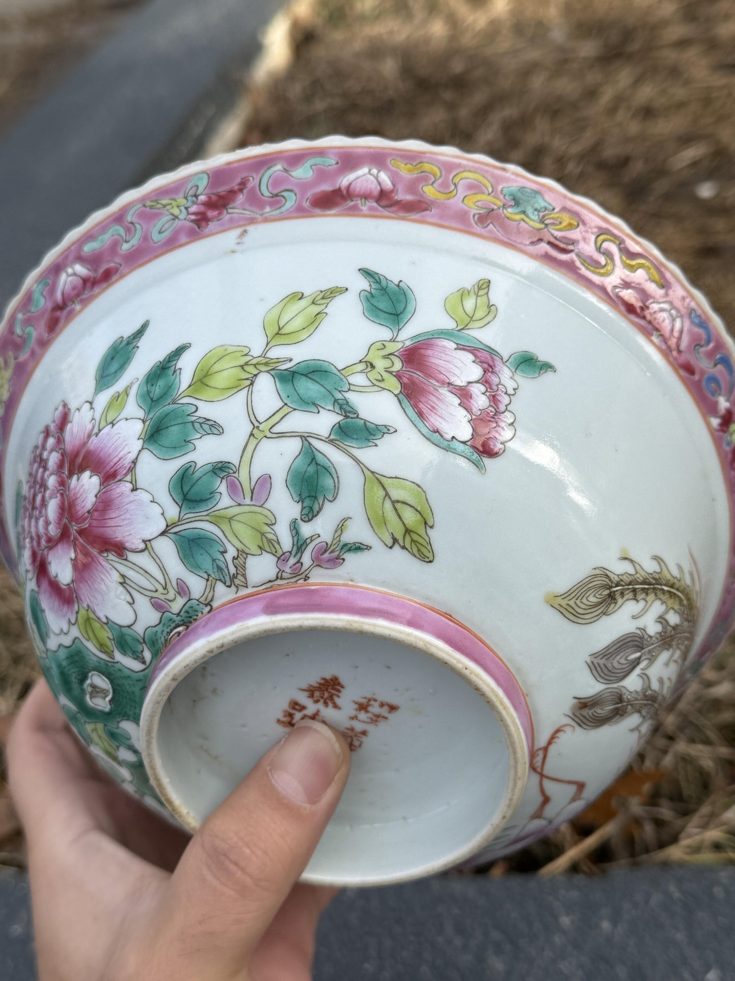 Marvelous Pair of Antique Chinese Porcelain Peranakan Nonya