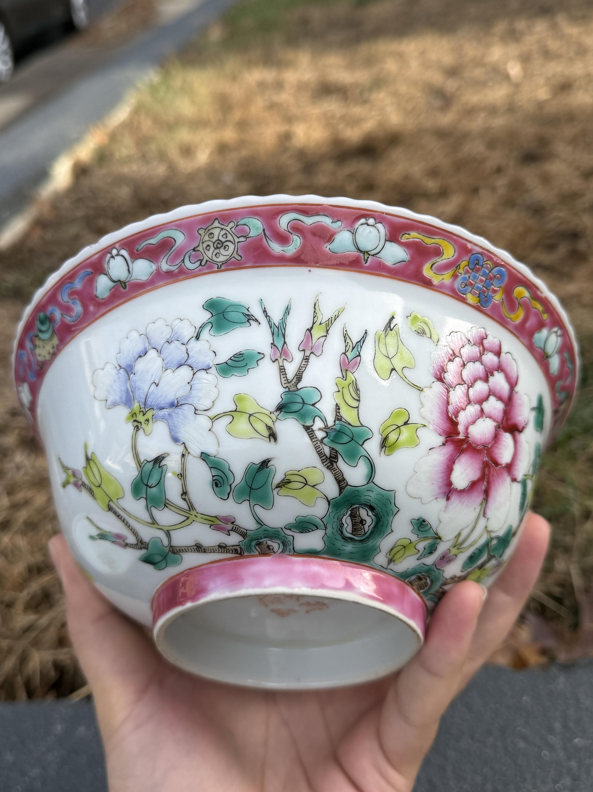 Marvelous Pair of Antique Chinese Porcelain Peranakan Nonya