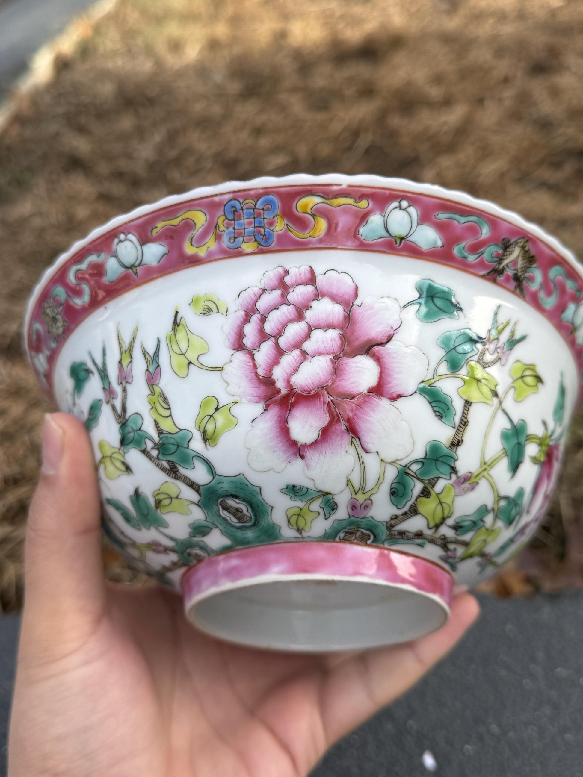 Marvelous Pair of Antique Chinese Porcelain Peranakan Nonya