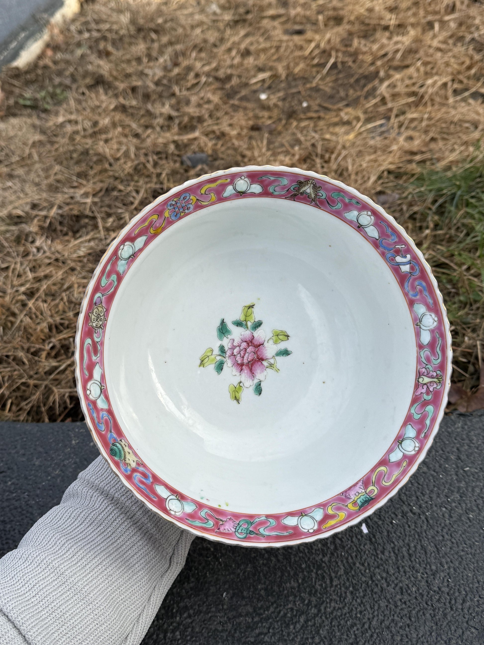 Marvelous Pair of Antique Chinese Porcelain Peranakan Nonya