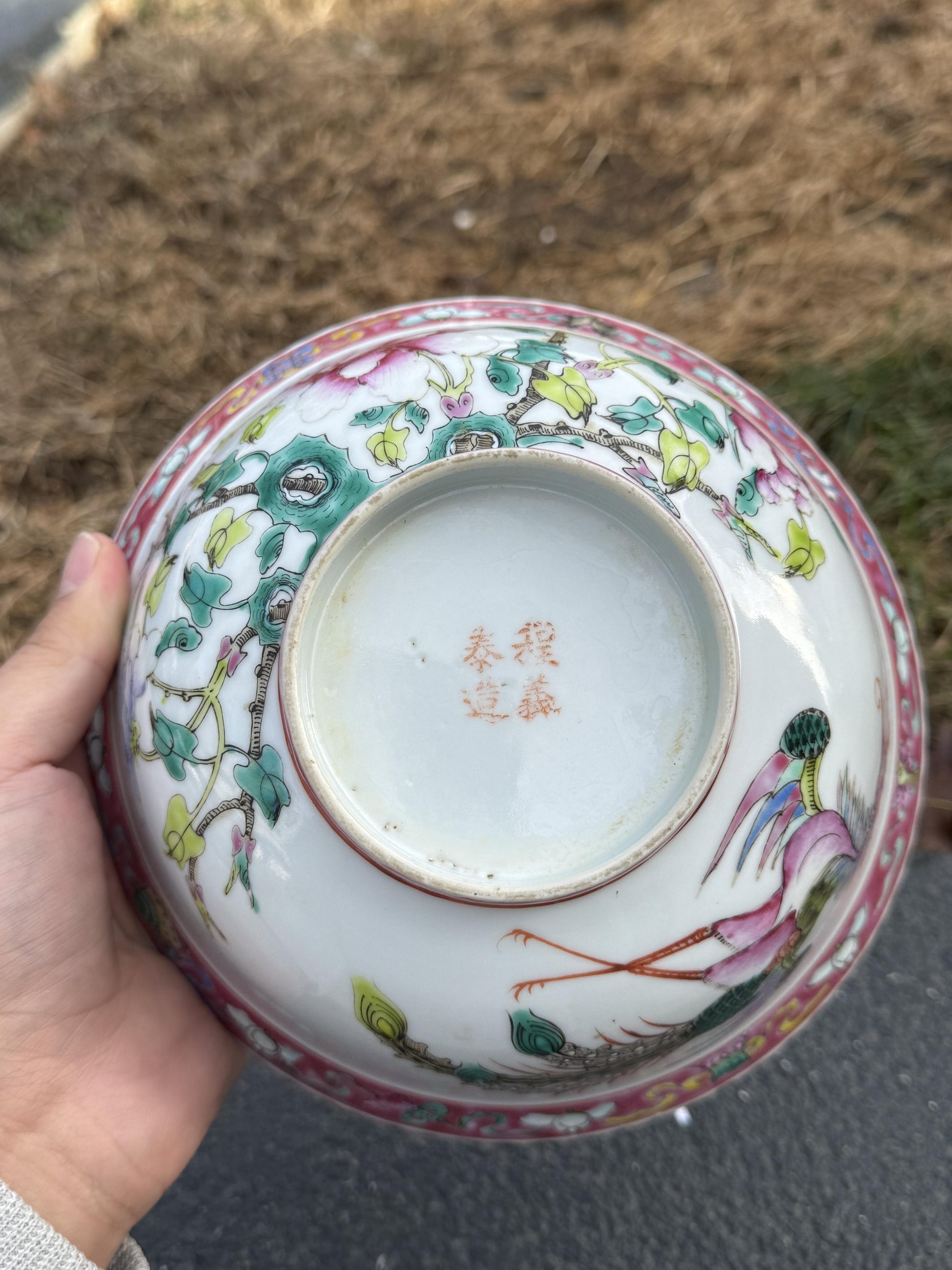 Marvelous Pair of Antique Chinese Porcelain Peranakan Nonya