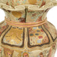 Massive Japanese Meiji Satsuma Temple Jar with ShiShi Lion Finial – Hand-Painted