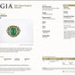 Exquisite 7.12ct Emerald & Diamond Cabochon Ring GIA Certified 18K Yellow Gold