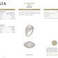 GIA Certified 0.66ct Old European Cut Diamond Art Deco Platinum Engagement Ring