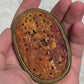 Lovely Antique Chinese Tibetan Amber Butterscotch Amber Pendant With Dragon