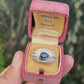 Amazing French Vintage 18K Gold Ring 3.85 Carats of Diamonds & Sapphire IGI Cert