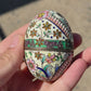 Breathtaking Russian Enamel Silver Egg With Fine Floral Workmanship