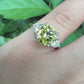 GIA Certified 1.99ct Fancy Intense Yellow Diamond Ring VS1, .50 ct Side Diamonds