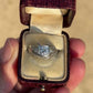 GIA Certified 0.66ct Old European Cut Diamond Art Deco Platinum Engagement Ring