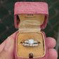 Vintage 0.90 CTW Diamond Two-Ring Set in 14K Yellow & White Gold – IGI Certified