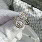 IGI Certified 1.10 TCW Old European Cut Diamonds Antique Art Deco Ring Size 6.25