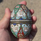 Extremely Gorgeous Russian Enamel Egg With Fabulous Swans