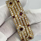 Important French 18K Gold Diamond & Ruby Bracelet | Attrib. Andre Vassort Paris