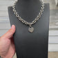 Tiffany & Co. Sterling Silver “Please Return to Tiffany” Heart Tag Necklace 16’’