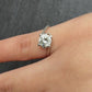 18K White Gold Solitaire Diamond Ring – 0.75 Carat, IGI Certified, Size 5