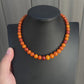 Gorgeous Antique Butterscotch Amber Necklace Ottoman Beads 15.17 Grams